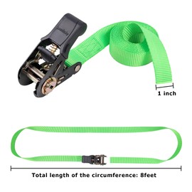 Ayaport Endless Ratchet Strap Ratcheting Tie Down Motorcycle Car Roof Rack Trailer Cargo Straps…