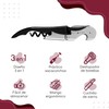 Vituzzi Sacacorchos para Vino de Acero Inoxidable con Corta Cápsulas.