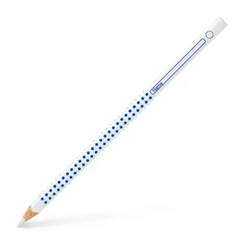 FABER-CASTELL 113201 - Farbstift Grip, für Heft und Tafel, weiß