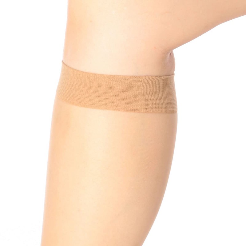Fukusuke Women's High Socks, Solid Color, Compression Stockings, 2 Pairs
