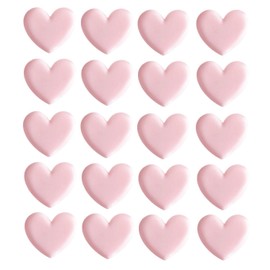 Chris.W Cute Heart Shaped Binder Clips, Mini Decorative Paper Clips, 1.4 x 0.82 inches, Pack of 20(Pink)