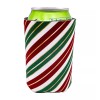 Coolie Junction Christmas Stripes Collapsible Can Coolie; Holiday