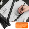 Daryunk Architectural Metric Scale Ruler, Aluminum Triangular Scale Ruler for