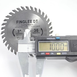 FINGLEE DT Wood Saw Blade TCT Circular Cutting Blade for Woodworking ((3PCS 3inch （36T)))