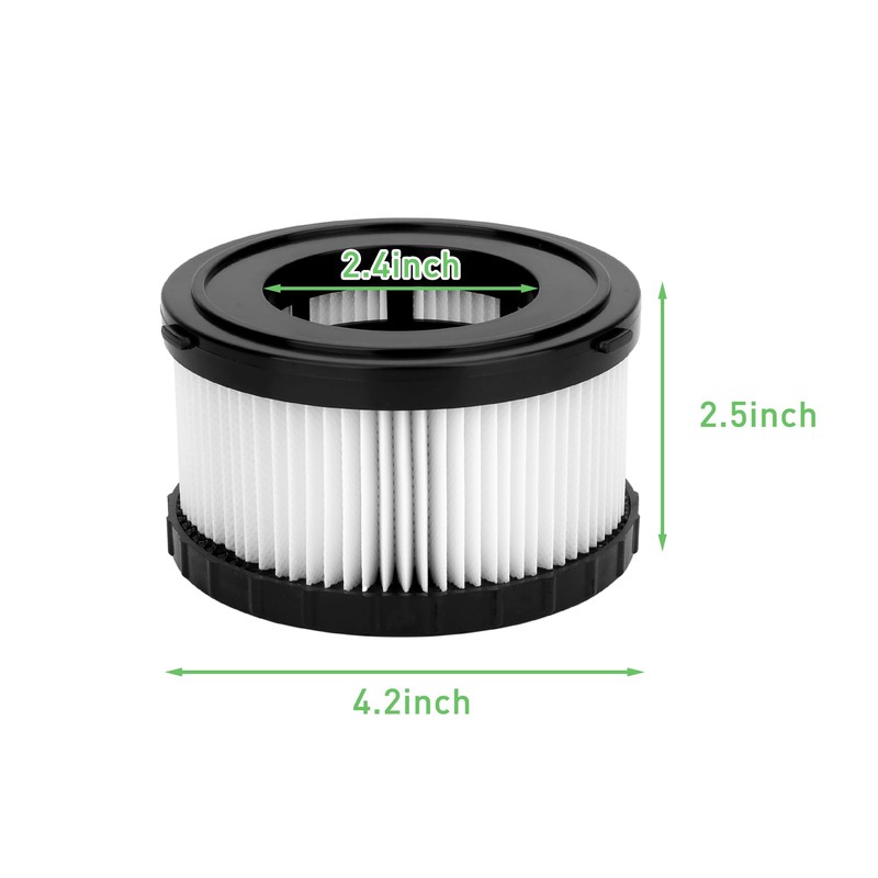 DC5151H HEPA Filter Replacement DCV517 DC515 Wet Dry Vacuum 2-Pack