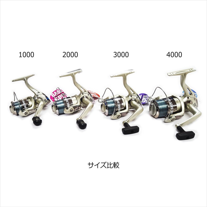 RISEWAY Reel Basic Spin 3000 Gun Smoke