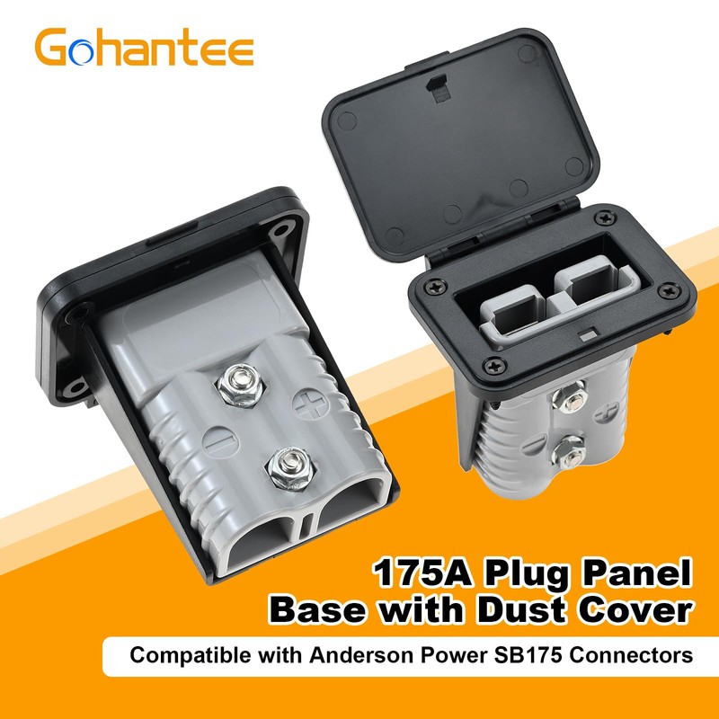gohantee 175A Plug Mounting Panel with Dust Cover Compatible with
