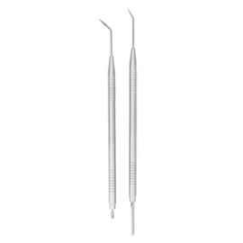 Lash Lift Separating Tool, Professional Lash Lift Perming Tool 2 Pcs for Coloring (Silver)