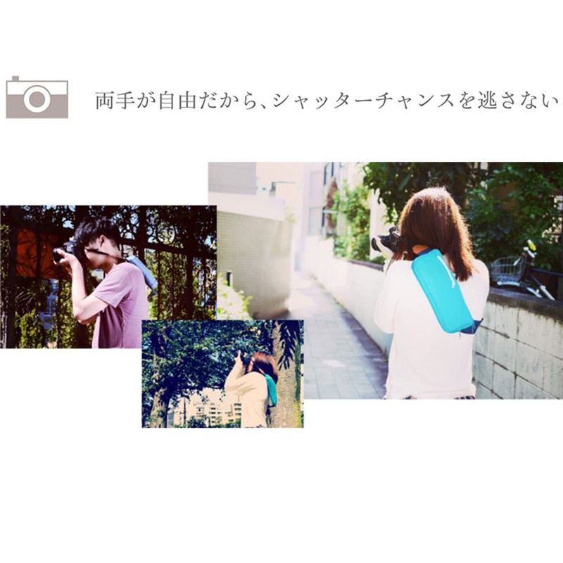 グリーンハウス カメラだけで身軽な撮影散歩 バッグ一体型カメラストラップ「INSTRAP」 Sサイズ グレー GH-CBSAS-GY