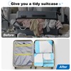 uxcell 4Pcs Compression Packing Cube for Travel, See Through Mesh