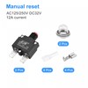 sourcing map Overload Protection Kit 12A AC125/250V DC32V Thermal Circuit