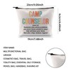 WCGXKO Camp Counselor Gift Camping Summer Gift Camp Counselor Zipper
