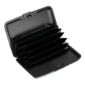 ELFISH RFID Blocking Credit Card Protector Aluminum ID Case Hard Shell Business Card Holders Metal Wallet for Men or Women (Sleeping Beauty)