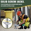 Noliven 4 Pack Screw Scaffolding Jack, 24" Adjustable Scaffold Leveling