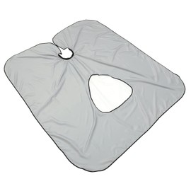 Healeved Barber Cape for Hair Cutting and Static Hairdressing Styling Cape Neck for Salon Use and Home Haircuts Grey Heart Pattern