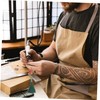 jojofuny Chinese Seal Wood Stamp Name Seal Tassel Sandalwood Calligraphy