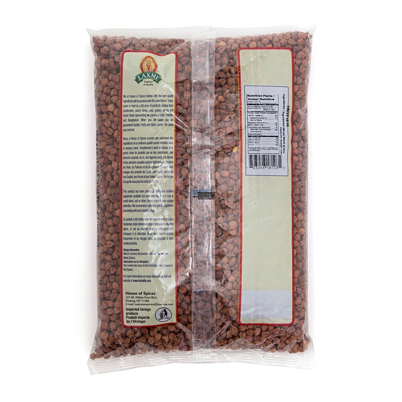 Laxmi Kala Chana Black Chickpeas - Whole Chana, 2 Pound