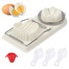 2 in 1 Egg Slicer Cutter Set, with 3 Separator