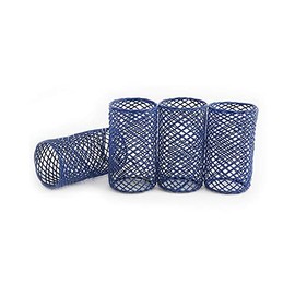 CHARLENE Hair Styling Tumbleweed Rollers - Flexible Hair Hair Mesh Roller Copper Wire Wrapped in Teflon for Even Heat and Air Distribution- Mesh Style for Easy Rolling, Use with Roller Picks