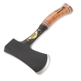 ESTWING Sportsman's Axe - Camping Hatchet with Forged Steel Construction & Genuine Leather Grip