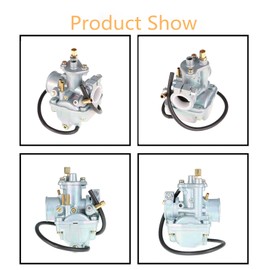 WFLNHB Carburetor Replacement for Yamaha PW80 Y-Zinger Big Wheel 80 BW80 Dirt Bike with Air Filter Throttle Cable