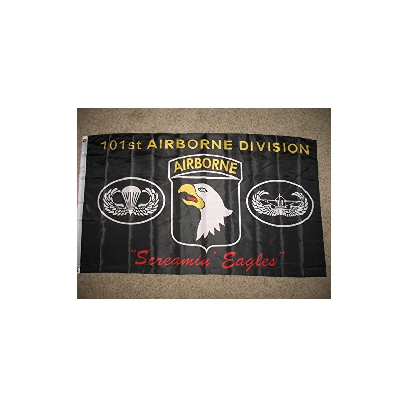 Black Army 101St Airborne Division Screamin Eagles 3 X 5