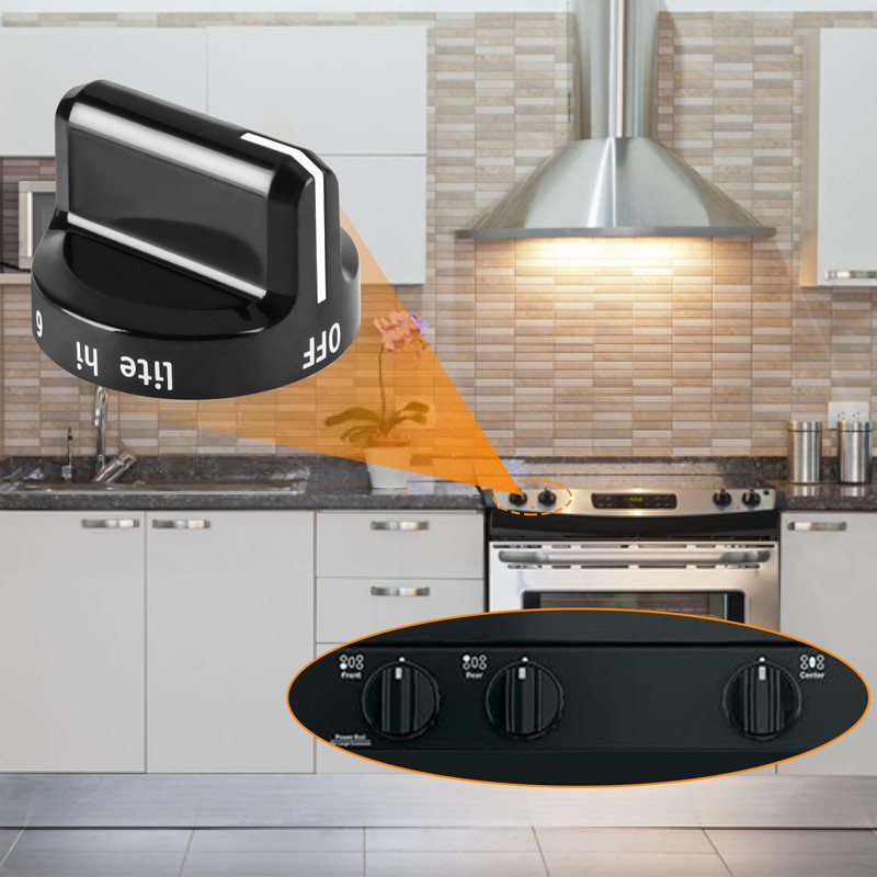 316564511 Stove Knob Replacement for Frigidaire Gas Range/Oven/Stove, Upgrade Cooktop
