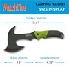 WatchFire 11.5" Coated Stainless Steel Spiked Back Camping Axe