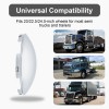 Chrome Front Hub Cap Covers for Semi Truck 8.9" Hub