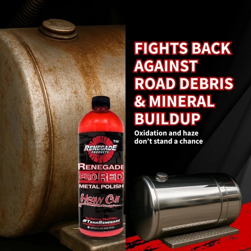 Ts Usa Pro Red Liquid Metal Polish Heavy Cut Aluminum