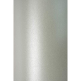 Netuno Sirio Pearl Platinum Fine Cardboard with Pearlescent Silver DIN A4 210 x 297 mm 300 g for Invitation Cards Wedding Cards Crafts Decorating Pack of 10
