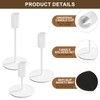 Set di 6 portacandele in metallo, 16/14/8,5 cm, 3 diverse