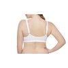 Just My Size Women's Front Close Soft Cup Bra, White,