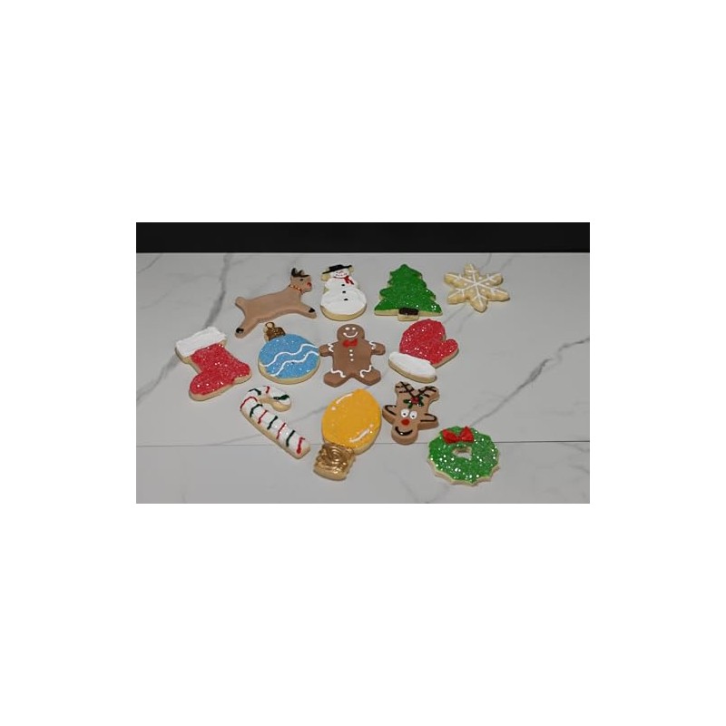 Fake Assorted Christmas Cookies (set of 12)