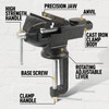 Updated Table Vise 3.2‘’ Constructed with Cast Steel, Clamp on