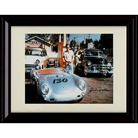 James Dean Autograph Replica Print - Framed 8x10