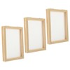 iplusmile 3pcs Wooden Paper Making Frame Kit Compact DIY Paper