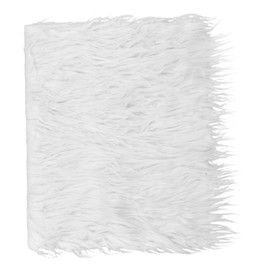 SEWACC Newborn Photography Mat Soft White DIY Photo Props Fur Quilt for Photo Shoot Easy to Clean Durable Comfortable for Newborns Photography Blanket