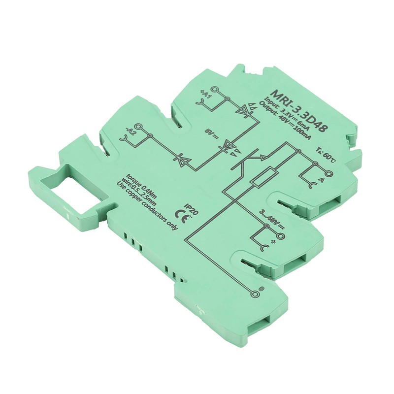 MRI-3.3D48 DC Optocoupler PLC Relay, 3.3 VDC Output 3-48 VDC