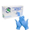 Guantes para Exploracion de Nitrilo libres de latex, ambidiestros, desechables,