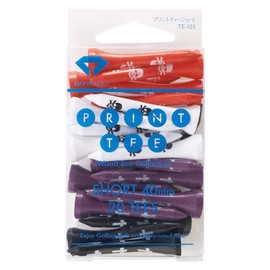 DAIYA GOLF TE-125 Golf Tee, Print Tee, Short E, Skull Cross