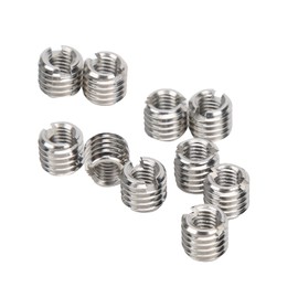 Thread Insert Reducing Nuts, M5 x 0.8 M8 x 1.25 8 mm Coarse M2-M16 Internal Thread and M4 - M20 Male Thread 4-30 mm Stainless Steel Repair Insert Nut Thread Nuts Conversion Kit Pack of 10