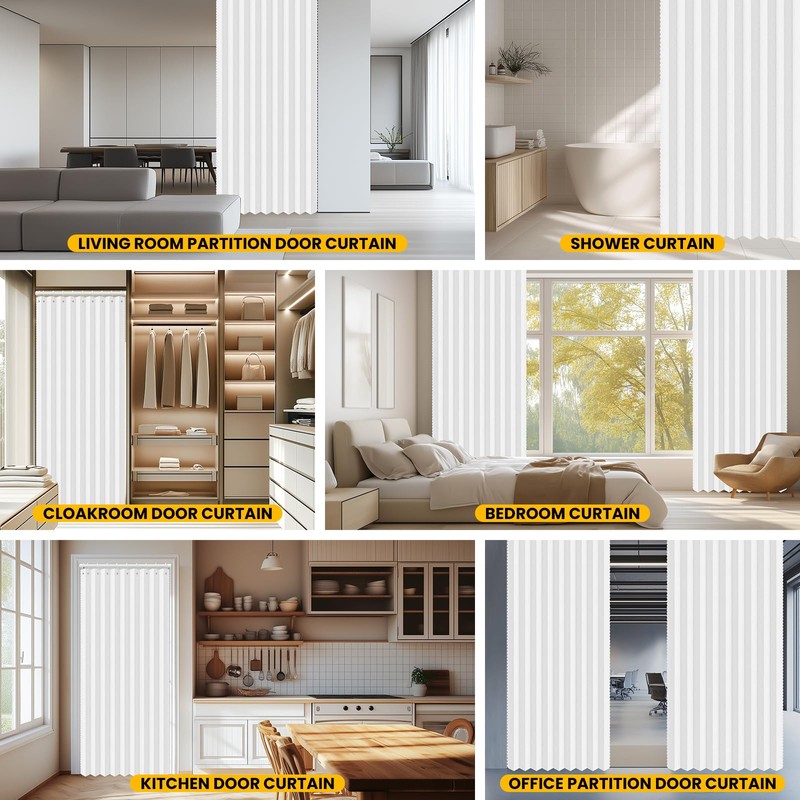 AJAZZ Set: Curtain Rods No Drilling (38-53" W Adjustable Range)