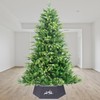 27 Inch Large Christmas Tree Skirt Foldable Burlap Christmas Tree