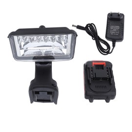 Handheld LED Work Light Cordless 1500mAh Lithium Battery Adjustable Waterproof Rechargeable Portable Work Light for Camping Fishing 30 Lamp Beads EU Plug 110‑240V