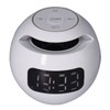 Multifunctional Bluetooth 5.0 Alarm Clock Speaker Rechargeable Ball Shape Portable