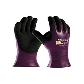 [Advanced Technology Gloves] AAG Water and Oil Resistant Nitrile Rubber Gloves, Maxi Dry 56-426 M Size 56-426-M