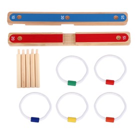 Ring Toss Hoopla Game Set Ferrule Throwing Game Party Game for Adults Kids