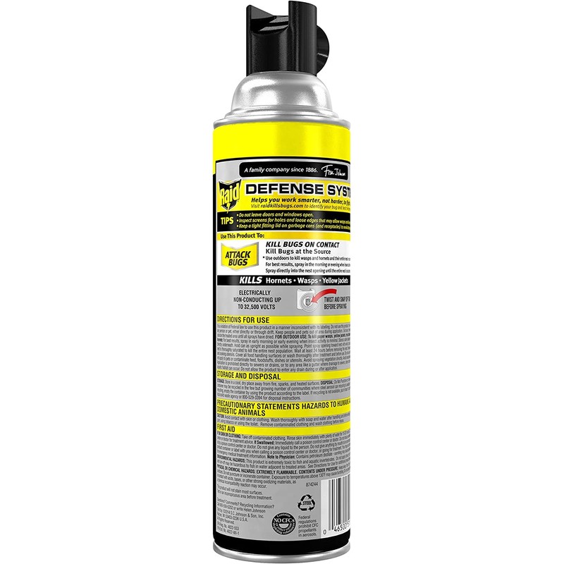 Raid Wasp and Hornet Killer, 17.5 Oz (Pack of 4)