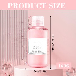 160ml Make-up-Pinselreiniger, Meanju Flüssiger Reiniger für Makeup-Pinsel, Schmutz und Verunreinigungen von Make-up Pinsel, Schwamm oder Puderquaste, Sanft und Sicher Flüssiger Reiniger